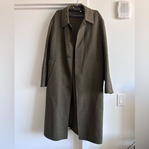 JW Anderson x Uniqlo Green Topcoat